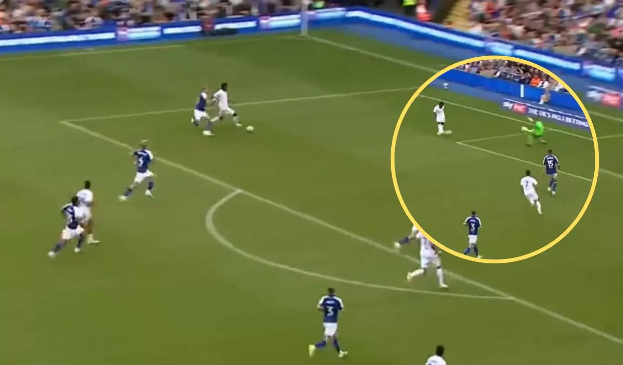 Luis Sinisterra: video gol en partido en Leeds vs Ipswich Town