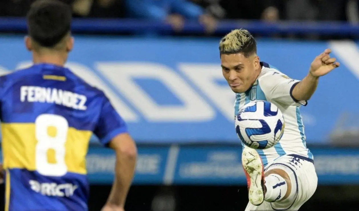 Juan Fernando Quintero jugó ante Boca en Libertadores