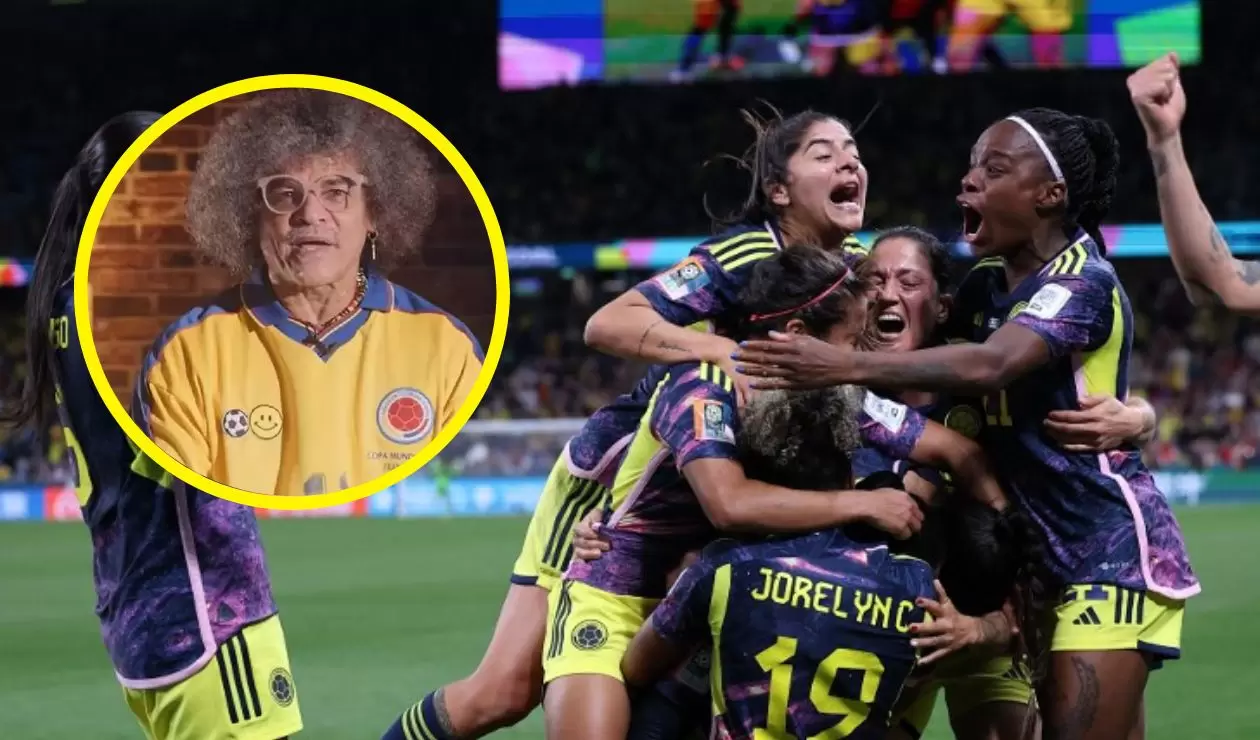 Selección Colombia Femenina y el Pibe Valderrama