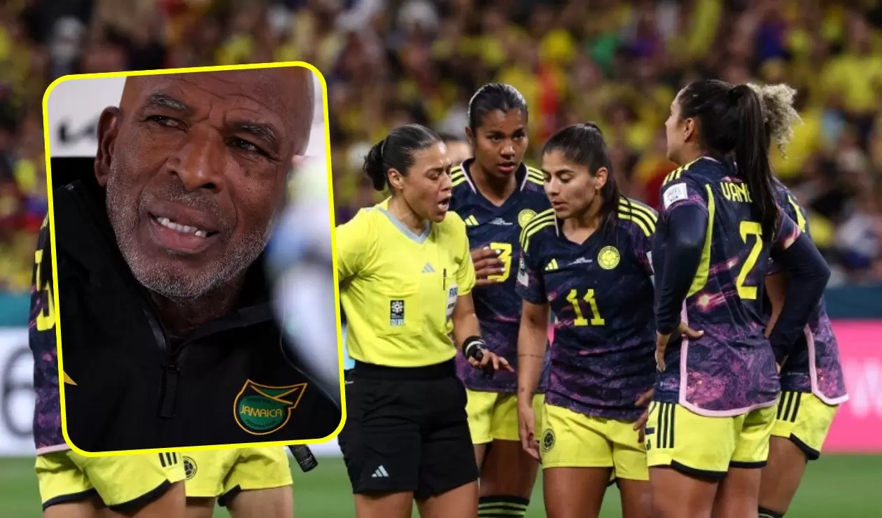 Selección Colombia y técnico de Jamaica en el Mundial Femenino 2023