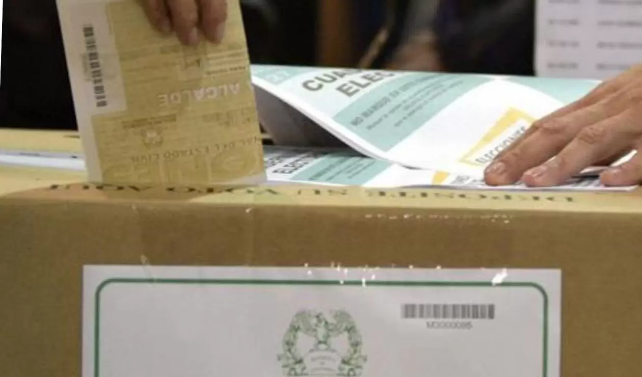 Urna de votación - Elecciones Colombia