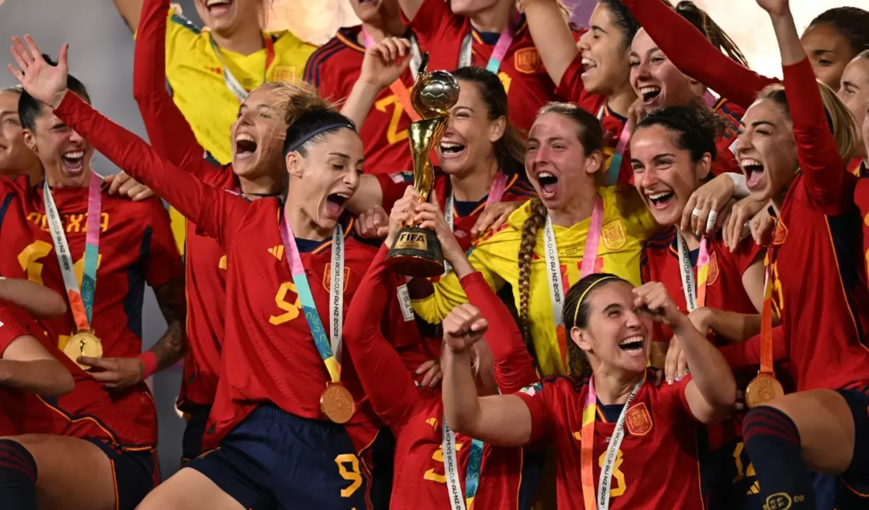 España derrotó a Inglaterra en la final del mundial femenino
