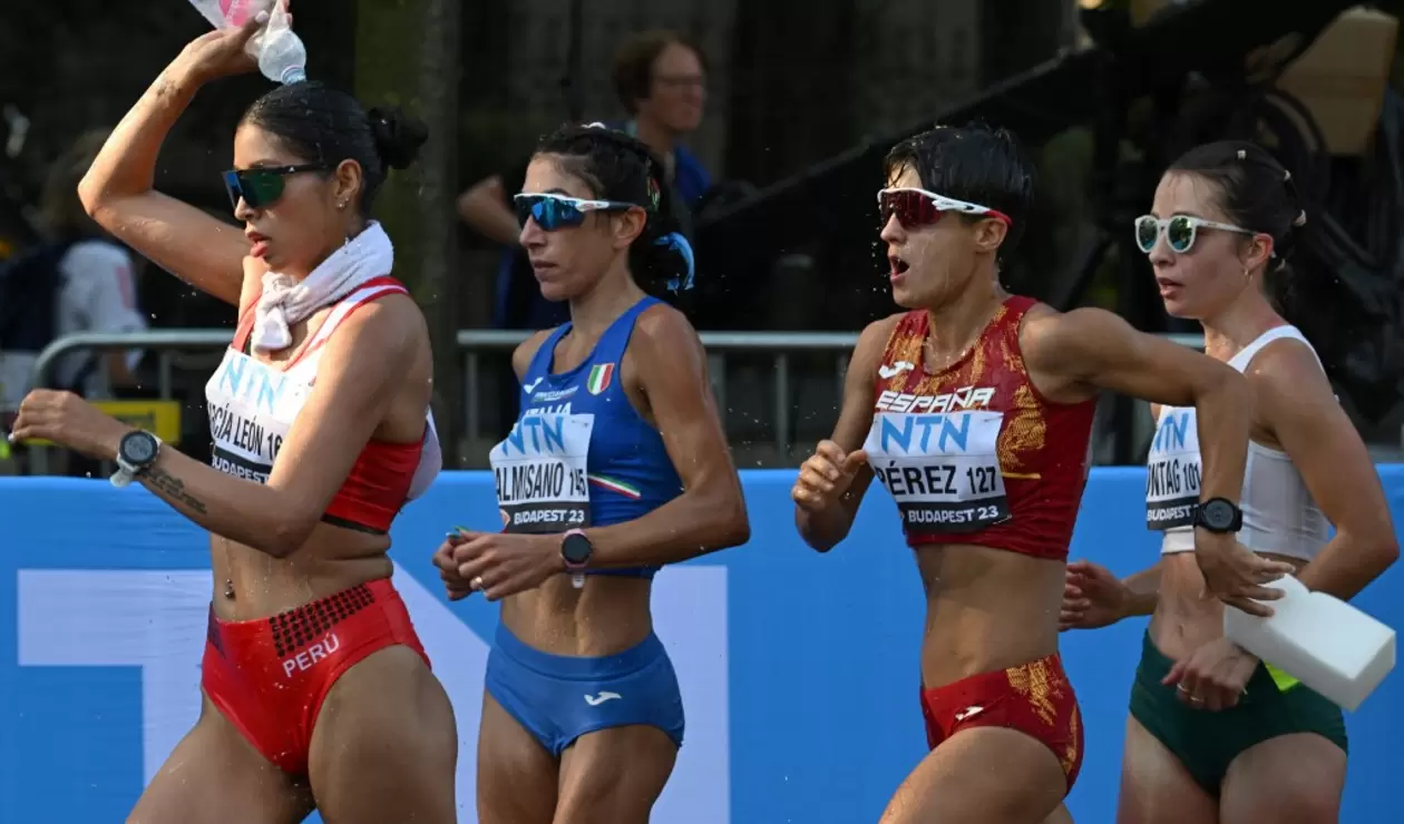 Kimberly García León, plata en la marcha del mundial de atletismo