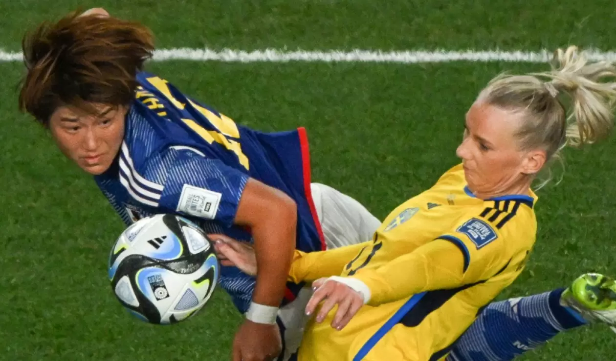 Suecia y Japón disputaron el segundo partido de cuartos de final del mundial