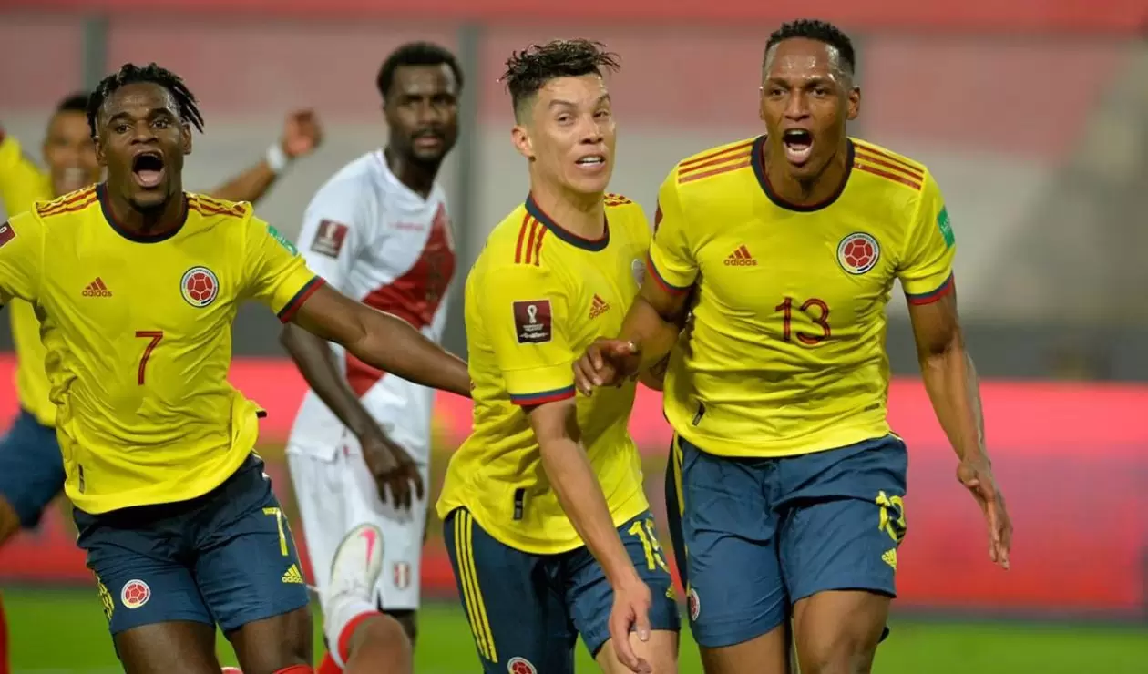 Jugadores de la Selección Colombia