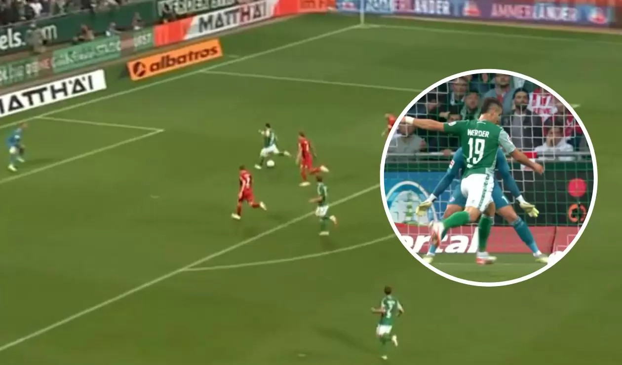 Video: Borré no le baja; gol y debut con el Bremen en la Bundesliga