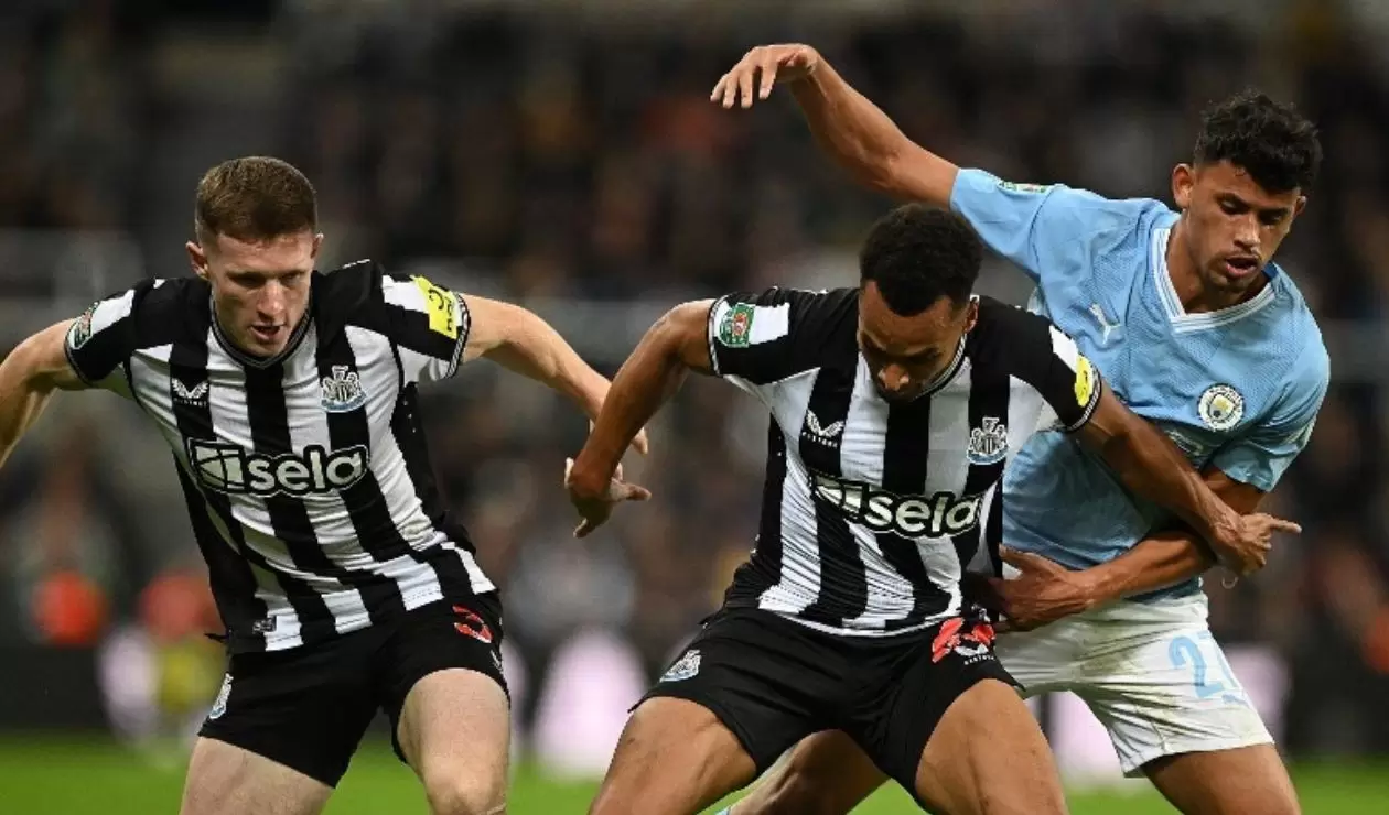 Newcastle vs Manchester City: resumen goles y resultado Copa de la Liga Inglesa