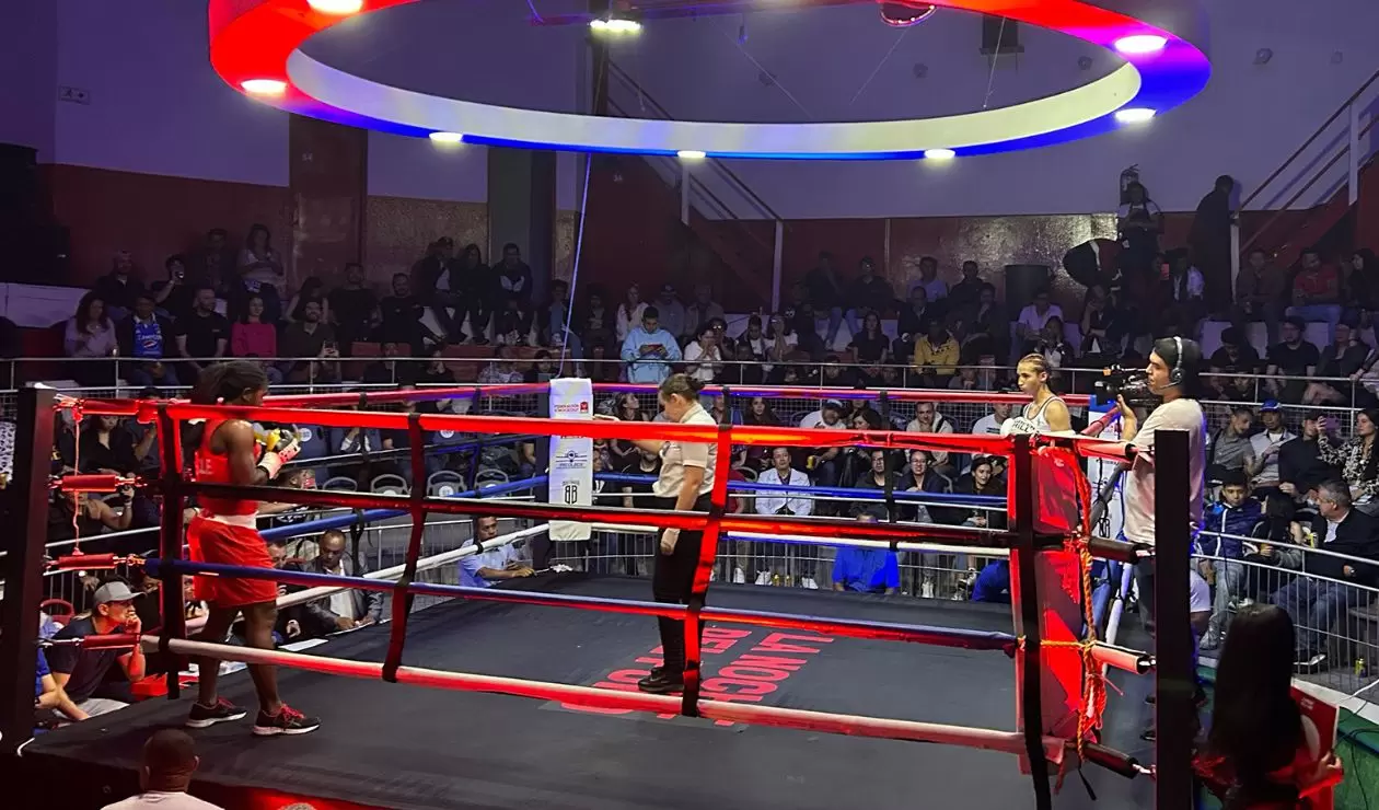 Evento de boxeo en Bogotá