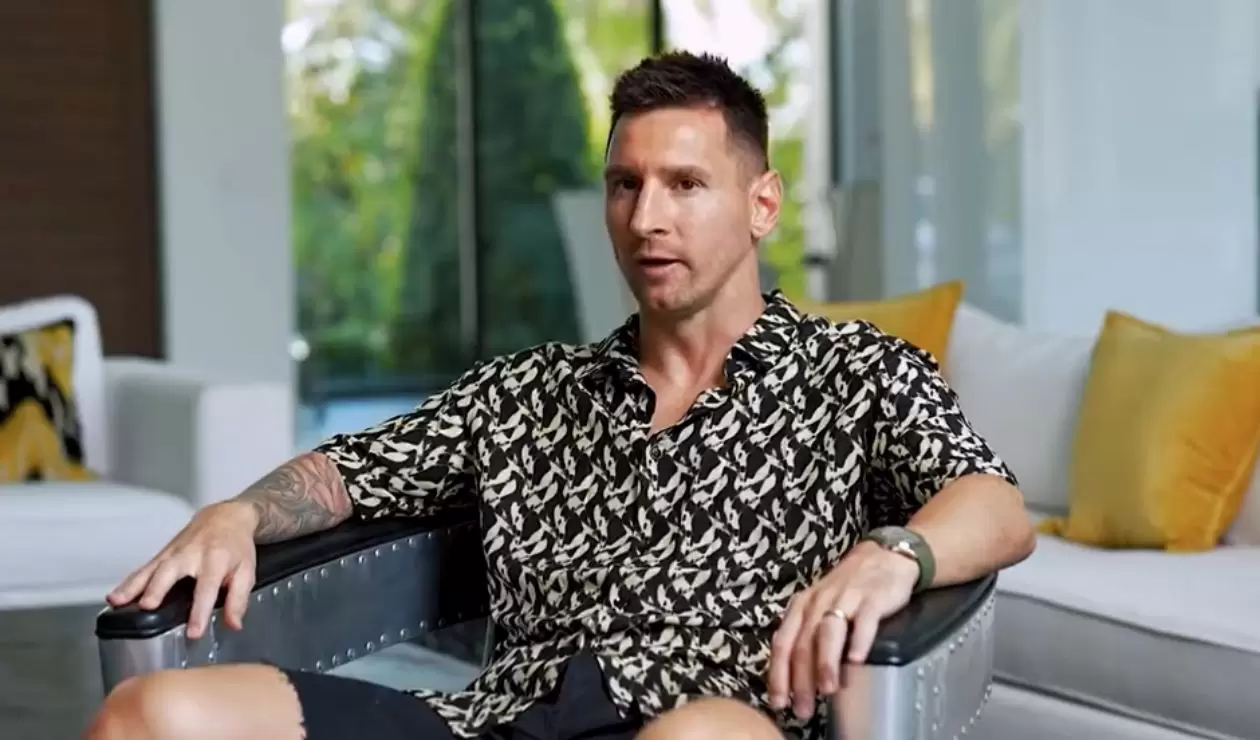 Lionel Messi - entrevista por paso en el PSG
