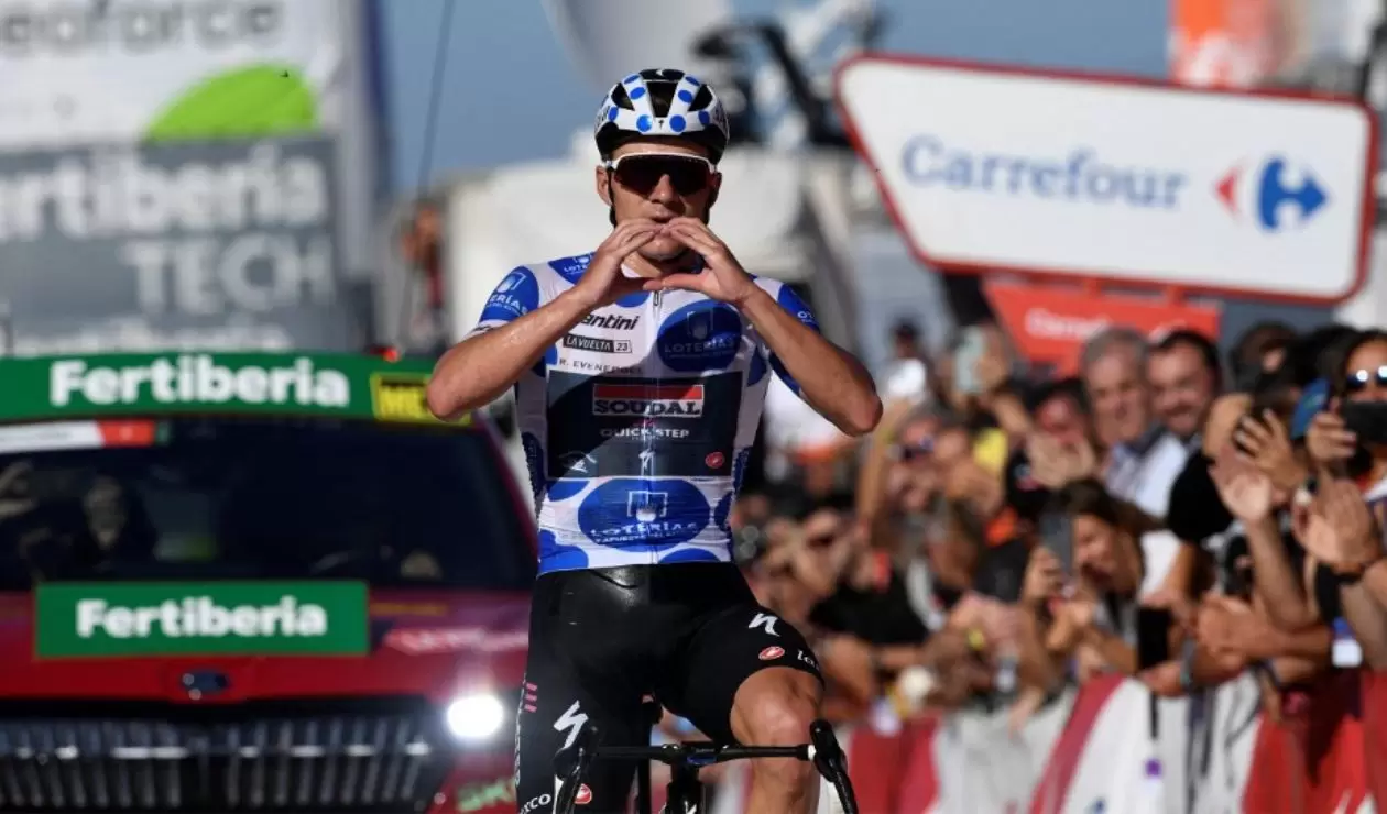 Remco Evenepoel ganó la etapa 18 de la Vuelta a España 2023