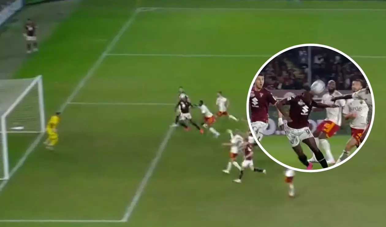 Video: Duván Zapata amargó a Mourinho; gol del colombiano ante La Roma