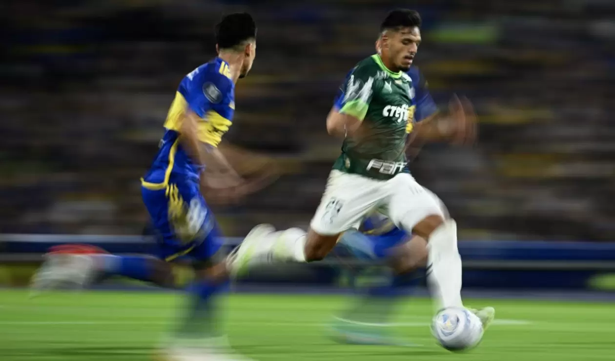 Palmeiras le sacó el empate a Boca en la ida de semifinales de la Libertadores