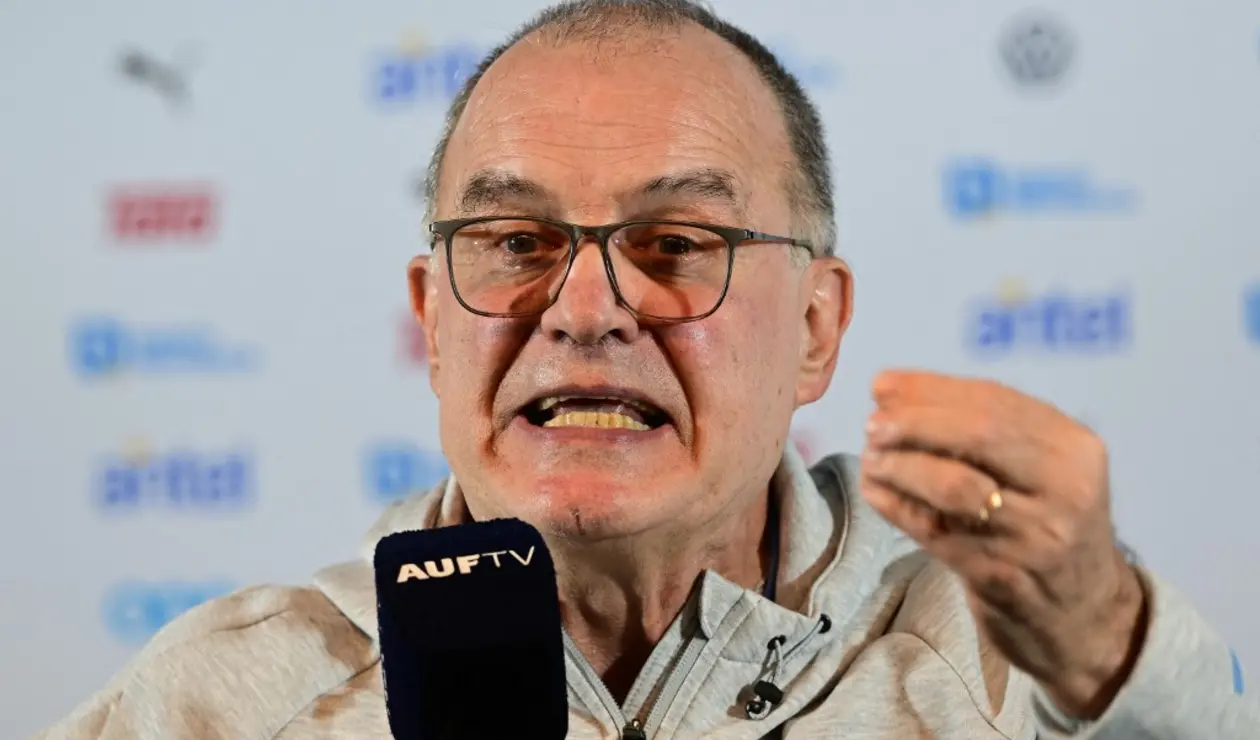 Marcelo Bielsa, técnico de Uruguay para las Eliminatorias al mundial 2026