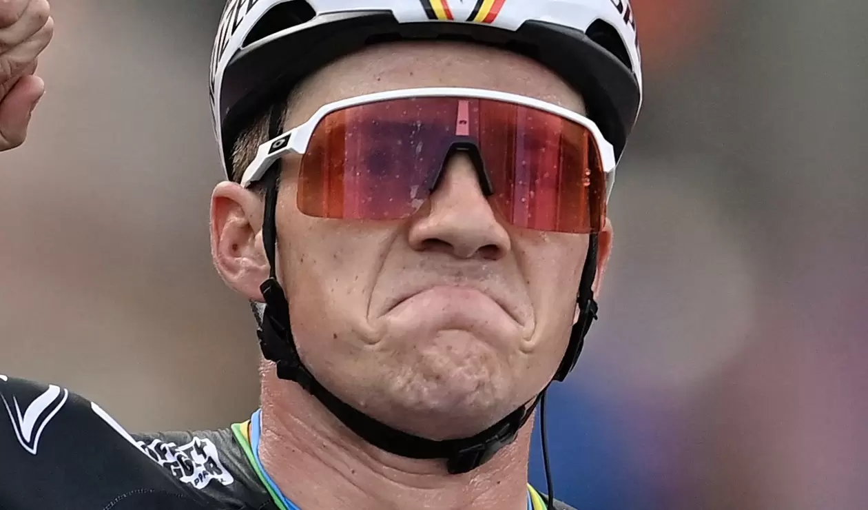 Evenepoel en una etapa de la Vuelta a España 2023