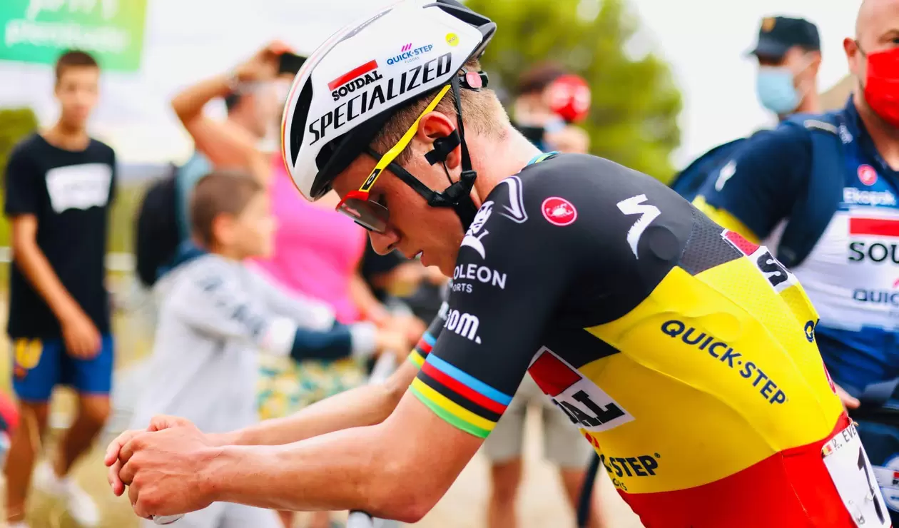 Evenepoel tras la etapa 8 de la Vuelta a España