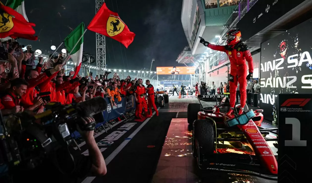 Ferrari volvió en Singapur a la victoria en Fórmula 1