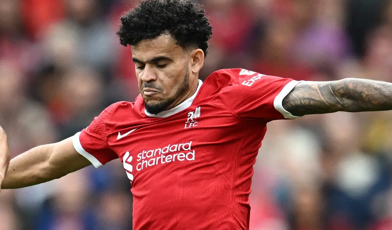 Luis Díaz con el Liverpool