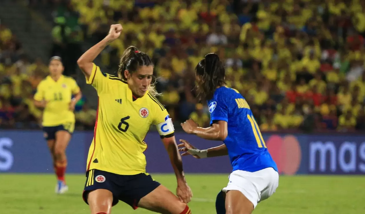 Colombia vs Brasil, fútbol femenino