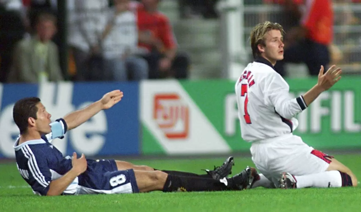 David Beckham no debió ser expulsado en 1998: Cholo Simeone | Antena 2