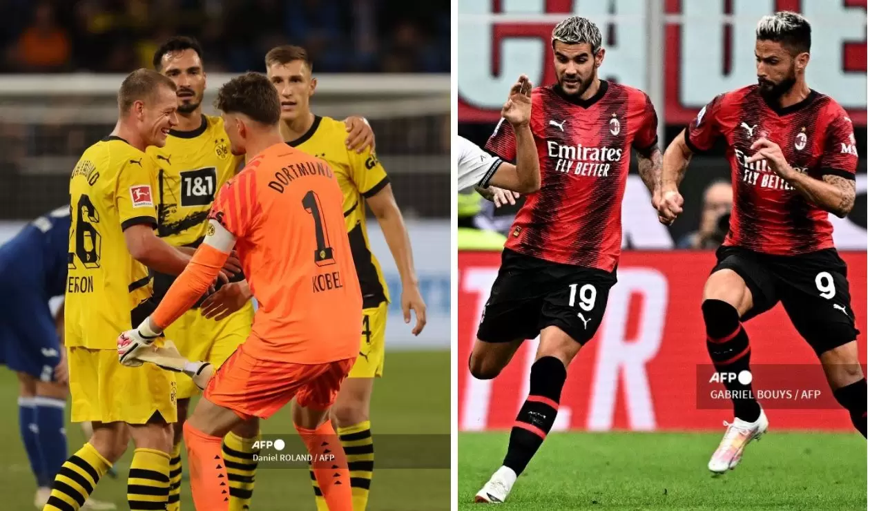 EN VIVO Borussia Dortmund vs Milan: hora y canal Champions League