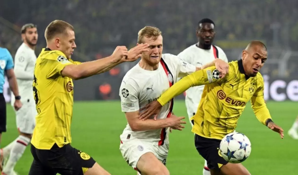 Dortmund vs Milan, Champions League