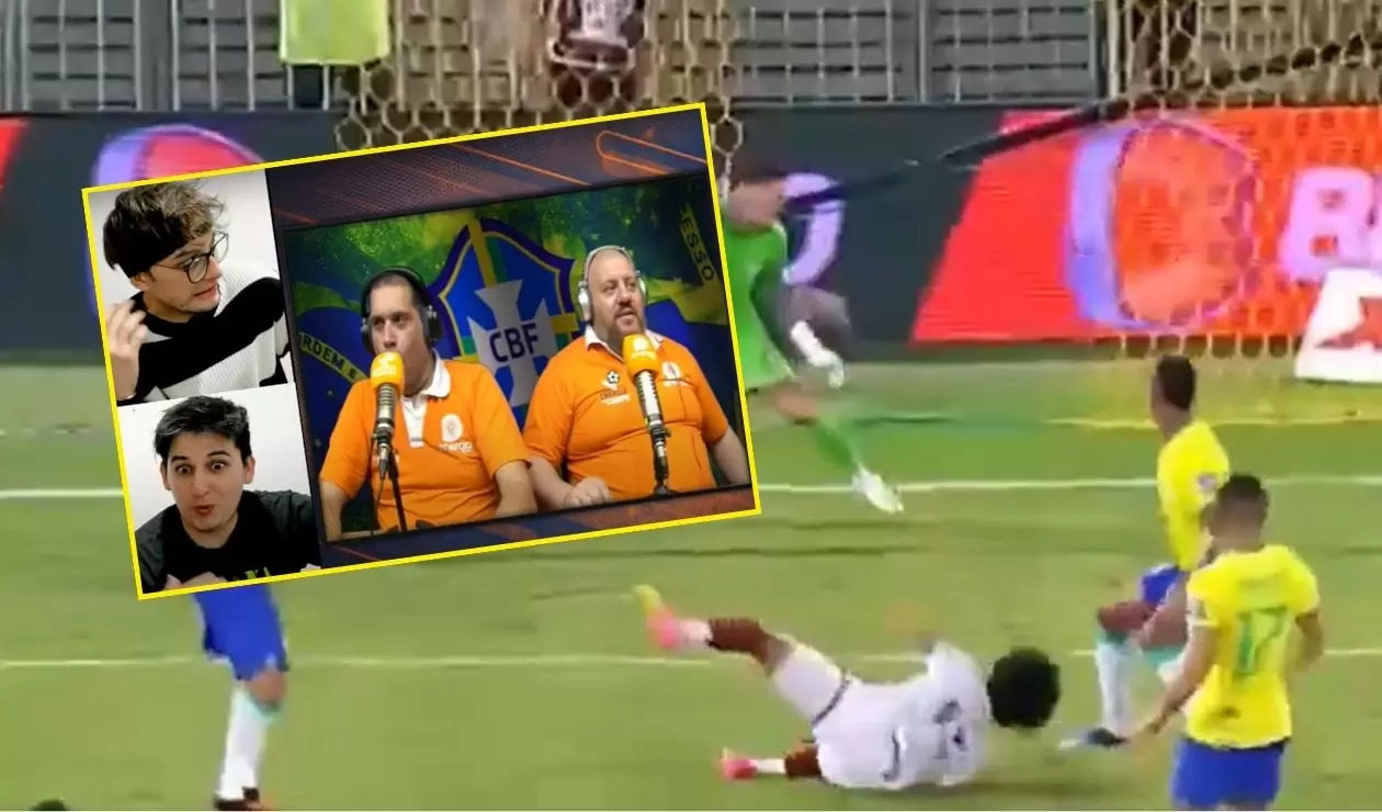 Reacción tras el gol de Eduard Bello de chilena