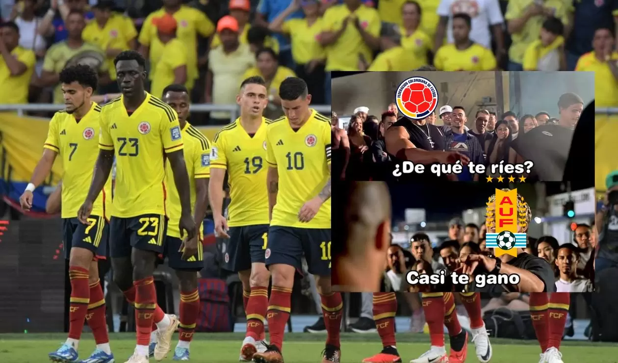 Memes del empate de Colombia ante Uruguay en Eliminatorias
