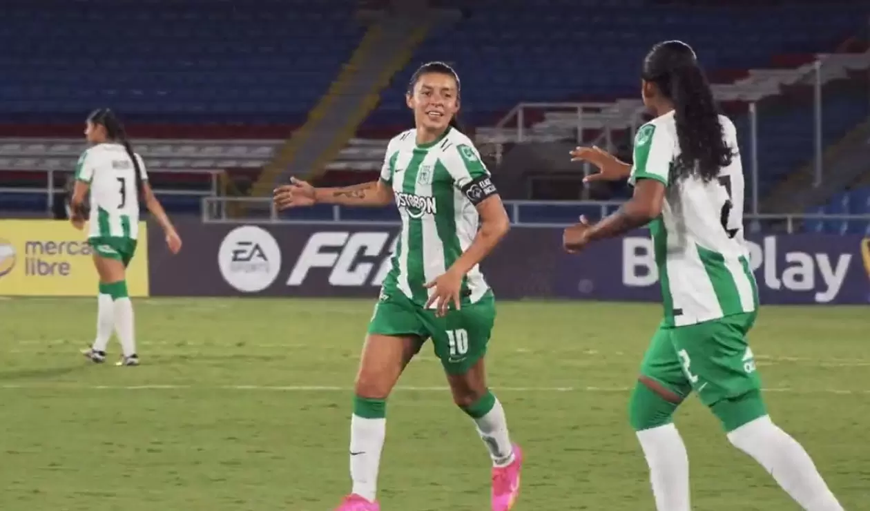 Yoreli Rincón con Atlético Nacional en la Copa Libertadores Femenina 2023
