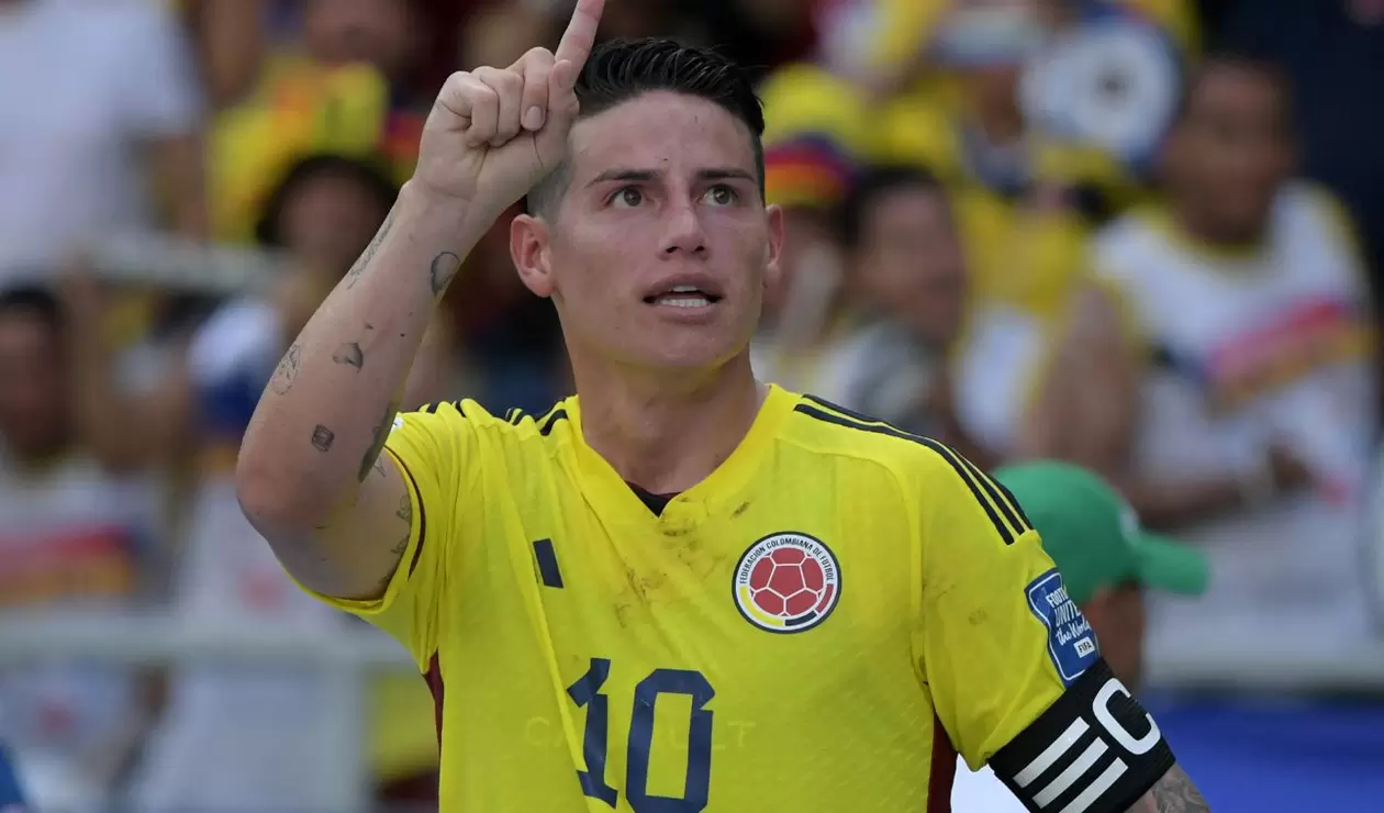 Selección Colombia: confirman decisión con JAMES para medirse a Brasil