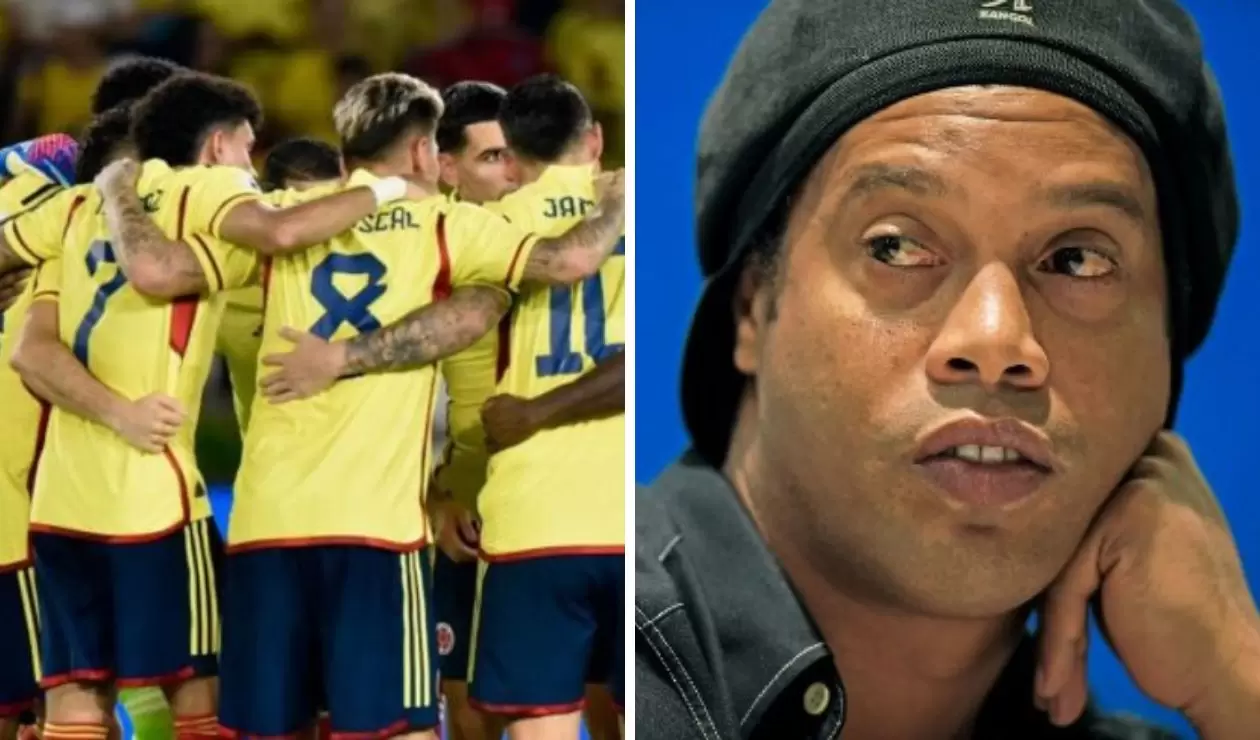 Selección Colombia y Ronaldinho