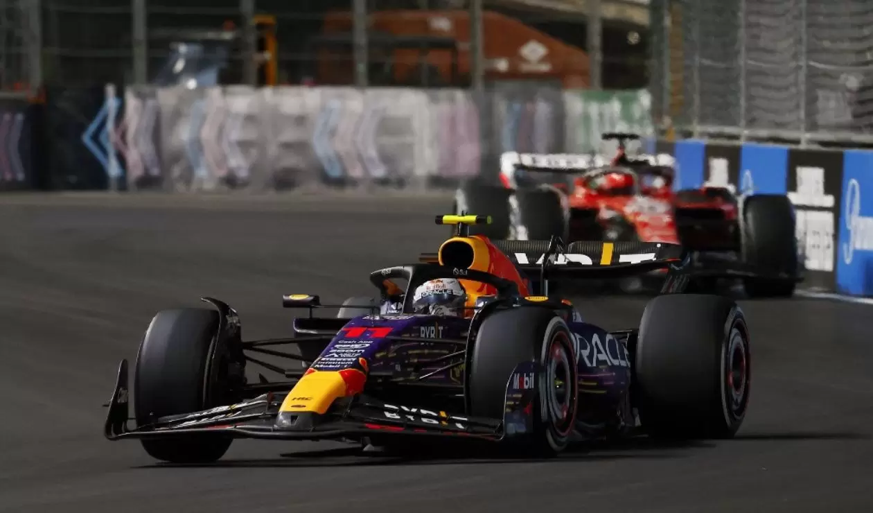 Checo Pérez dio el golpe en el GP de Las Vegas: así terminó la carrera