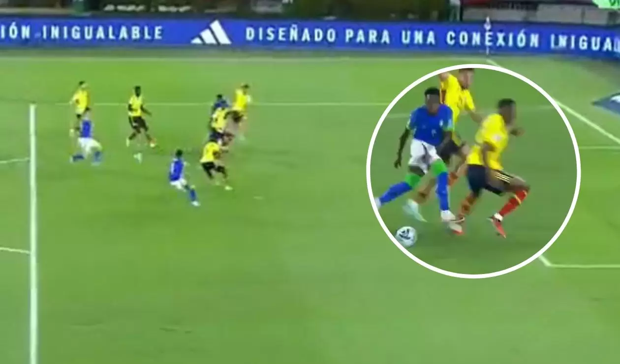 Video: Colombia arrancó dormida y Brasil aprovechó: golazo de camerino