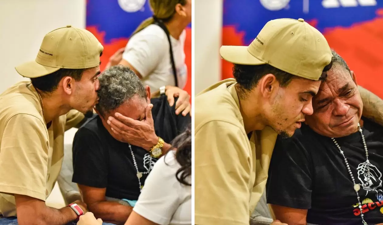 Luis Díaz y su conmovedor mensaje tras el reencuentro con su padre