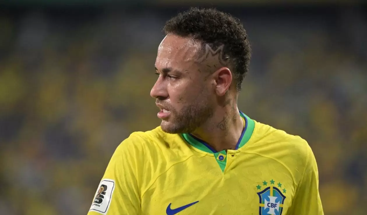 Neymar con Brasil en las Eliminatorias al Mundial 2026