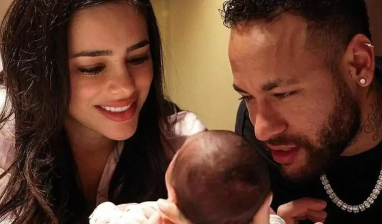 Neymar con Bruna Biancardi y su hija