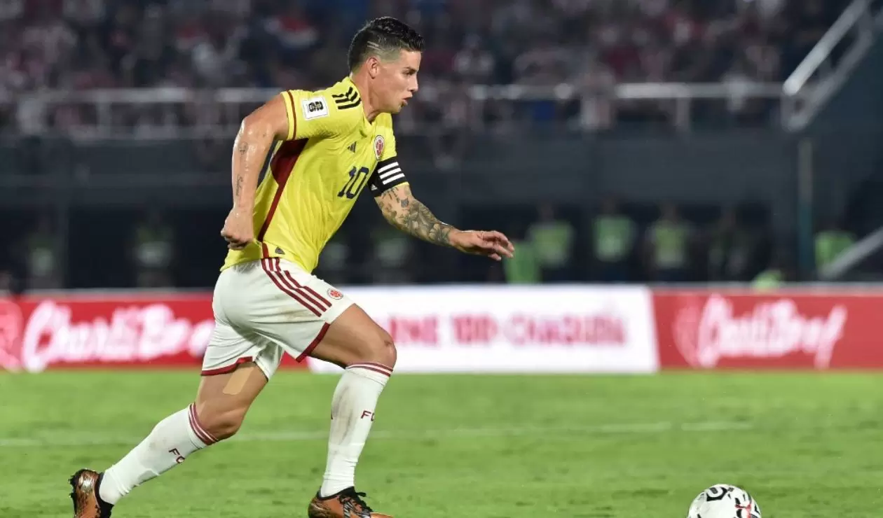 James Rodríguez, la figura de Colombia contra Paraguay