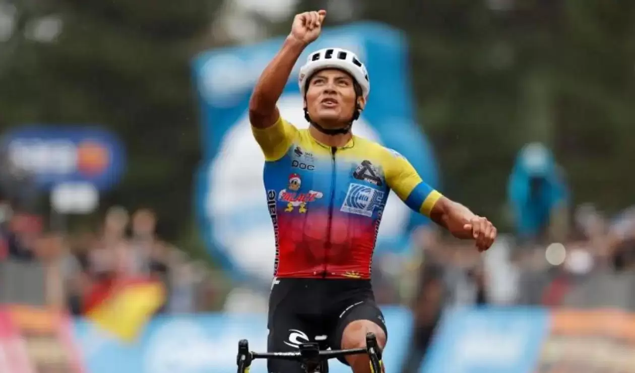 Jonathan Caicedo, ciclista ecuatoriano