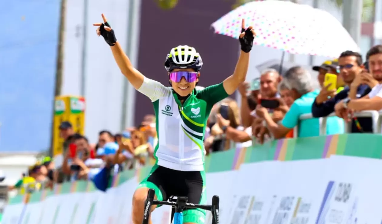 Paula Patiño ganó el oro en la prueba de ruta femenina de los Juegos Nacionales