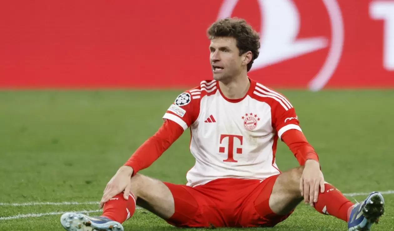 Thomas Müller con el Bayern Múnich