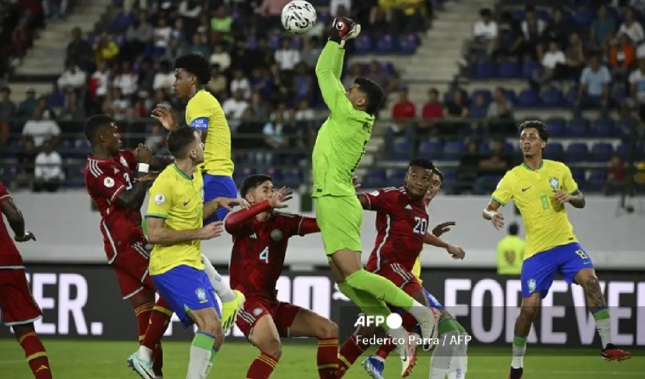 Brasil vs Colombia Preolímpico Sub-23