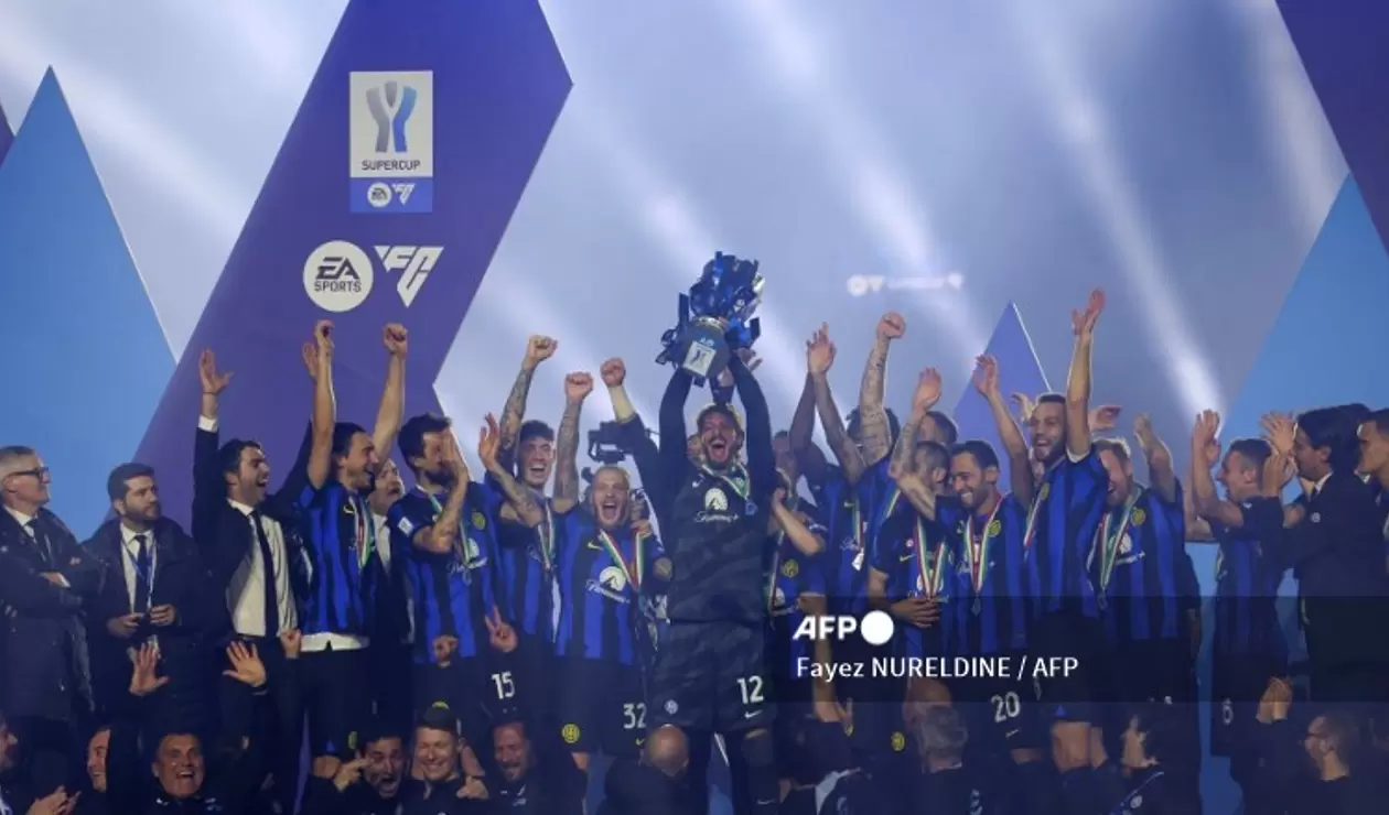 Inter quedó campeón de la Supercopa de Italia contra el Napoli en Arabia Saudita