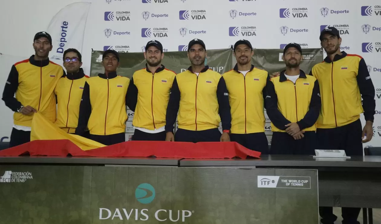 Colombia recibió el Pabellón Nacional por parte del Ministerio del Deporte para iniciar los encuentros de la Copa Davis que enfrentarán a la selección Colombiana de tenis con su similar de Luxemburgo.