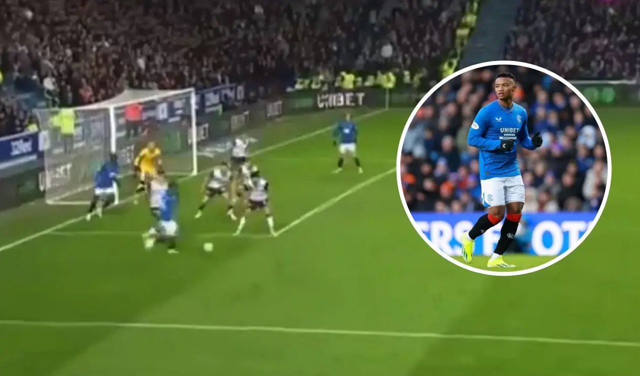 Óscar Cortés brilla con Rangers: asistencia magistral del colombino