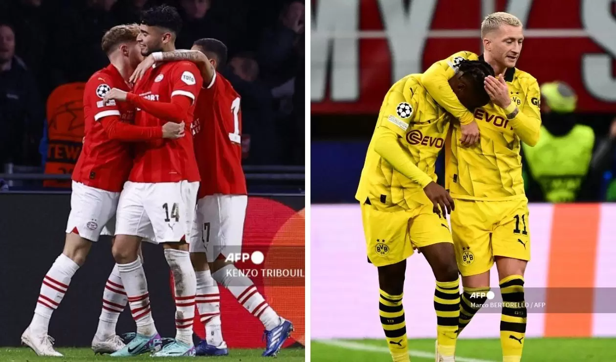 PSV vs Borussia Dortmund - Champions League
