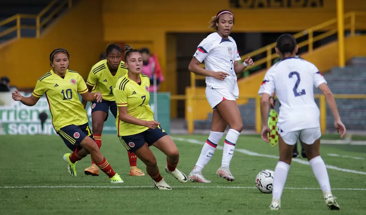 Selección Colombia Femenina Sub 20 vs Estados Unidos
