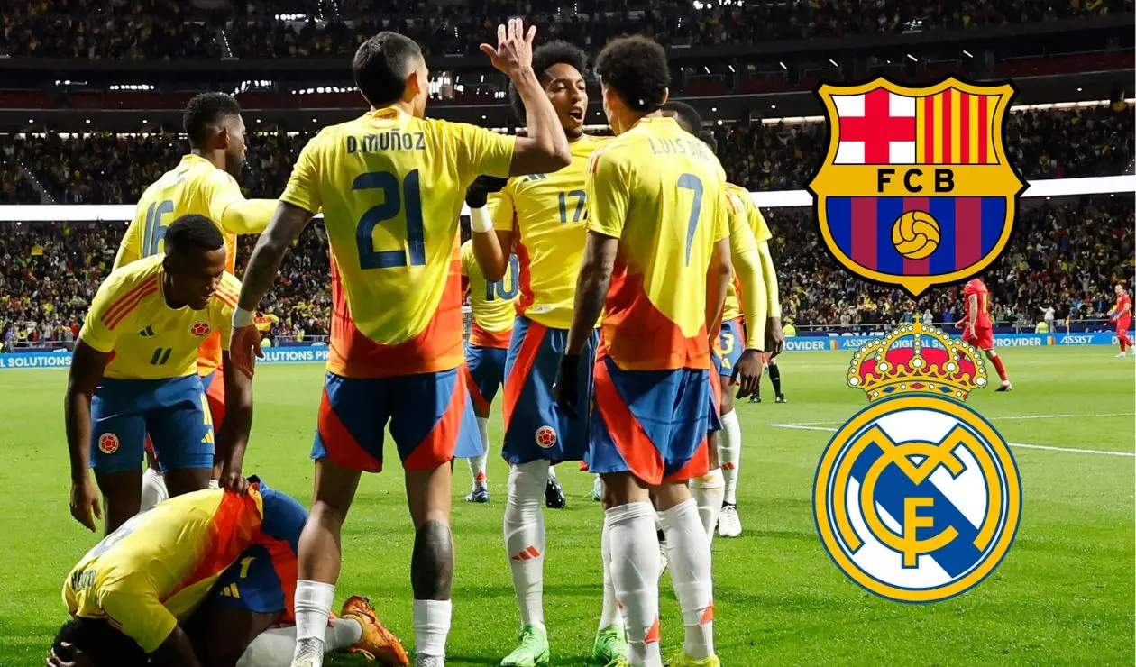 Real Madrid y Barça pelean fichaje por figura de la Selección Colombia