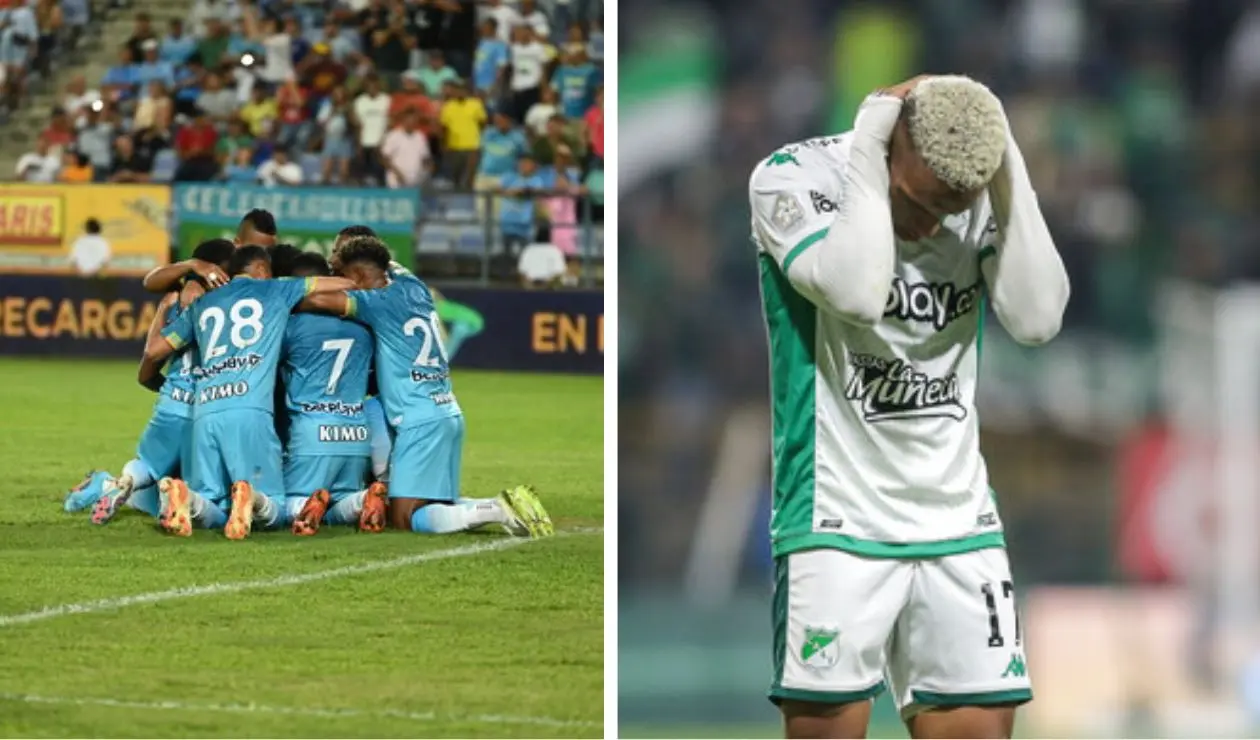 Jaguares y Deportivo Cali - tabla del descenso Liga Betplay