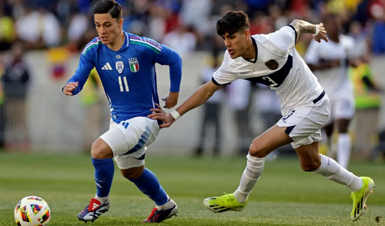 Amistoso entre Italia y Ecuador en la feha FIFA 