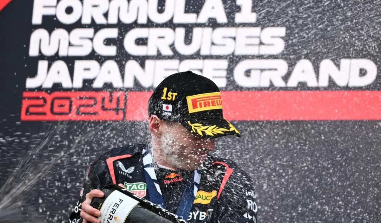 Max Verstappen en el GP de Japon