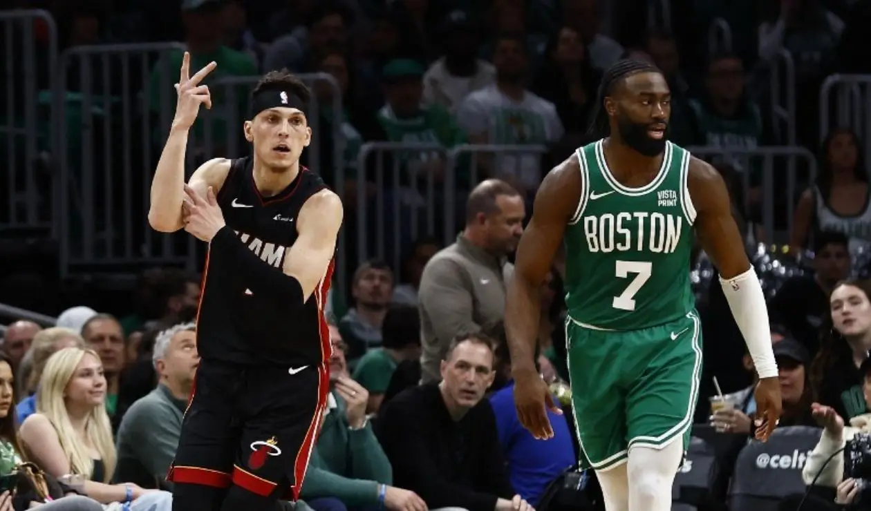 Miami Heat batió a los Celtics en Boston e igualó la serie en los Playoffs de la NBA